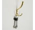 Мебельный крючок ТУНДРА KM304GP трехрожковый, цвет золото 1866207 2