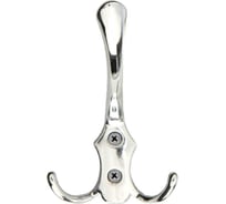 Мебельный крючок ТУНДРА KM301CP трехрожковый, цвет хром 1866160