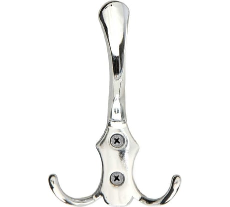 Мебельный крючок ТУНДРА KM301CP трехрожковый, цвет хром 1866160