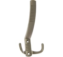 Мебельный крючок ТУНДРА KM302SN трехрожковый, цвет матовый никель 1866176