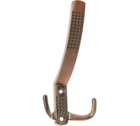 Мебельный крючок ТУНДРА KM302AC трехрожковый, цвет медь 1866175