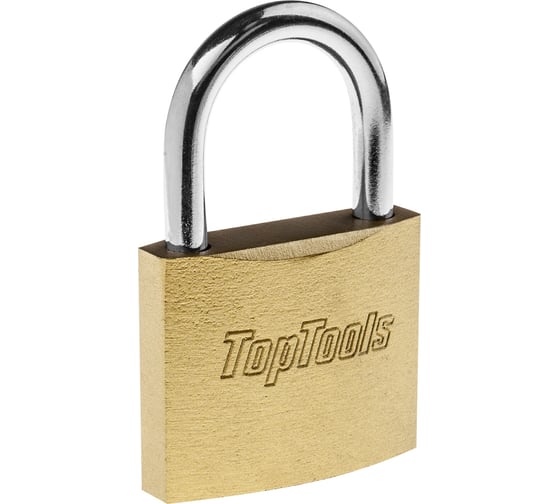 Висячий замок (60 мм, 3 ключа) Top Tools 90U273