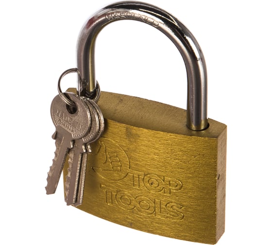 Висячий замок 70 мм, 2 ключа Top Tools 90U274 1
