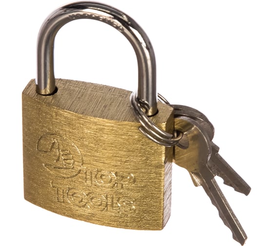 Висячий замок 40 мм, 2 ключа Top Tools 90U271