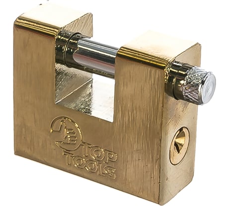 Висячий цилиндровый замок, 50 мм, 2 ключа Top Tools 90U260
