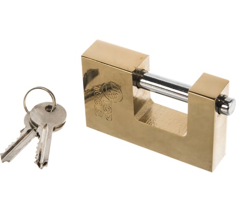 Висячий цилиндровый замок, 90 мм, 2 ключа Top Tools 90U263