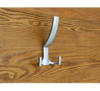 Крючок СКОБЯНОЙ 3-х рожковый, мод. 855 матовый хром 009420