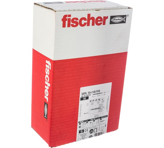 Дюбель с шурупом Fischer SXRL 10X140 FUS 522723