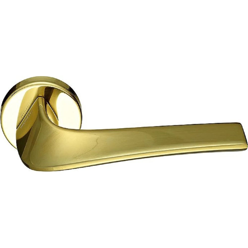 Дверная ручка MORELLI COMETA R5 OTL на розетке 7 мм, цвет - золото ...