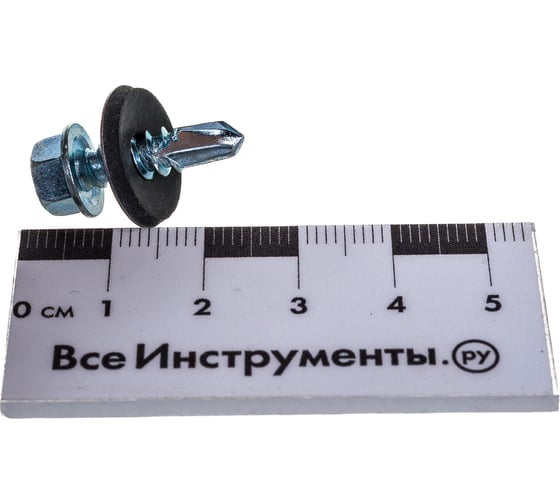 Кровельный саморез Качественный крепеж 5,5х19 цинк 160 шт 0500181 КЧ
