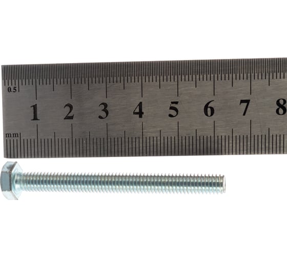 Болт Невский Крепеж DIN 933 6x60 полная резьба 8,8 ZN 100 шт. 826893
