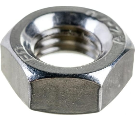 Шестигранная гайка Insparion DIN 934 М6, А2, 50 шт. ЕВ-00000087