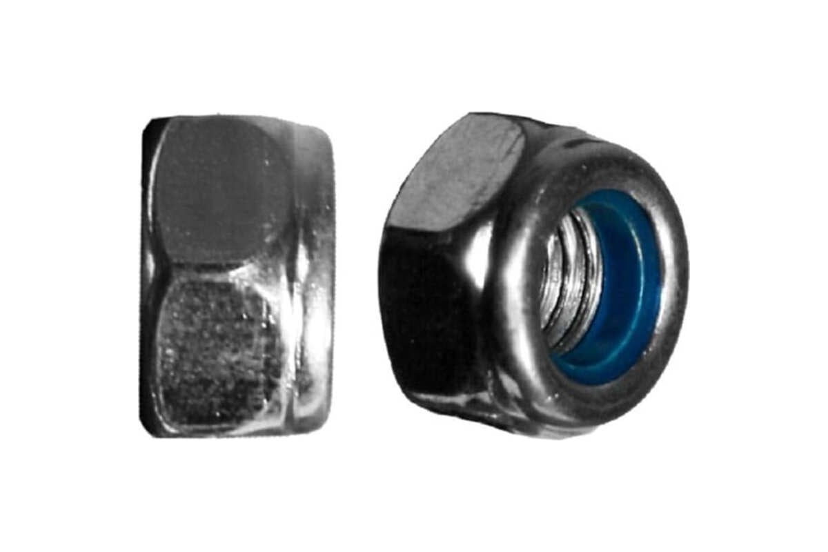 Самоконтрящаяся гайка Insparion DIN 985 А2 нержавеющая сталь, М8, 2 шт ...