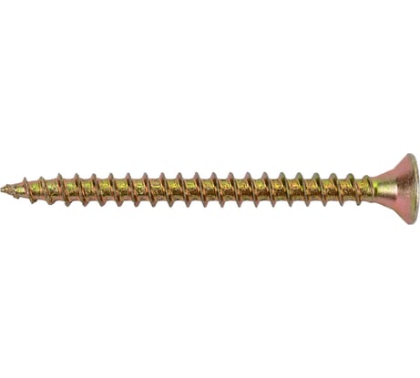 Саморез Мир крепежа DIN 7962 3,5x40 Pozi желтый цинк (1000 шт) Т0000004156