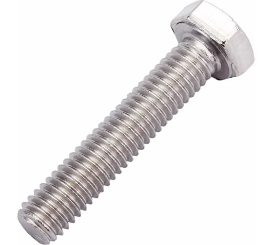 Болт Мир крепежа ISO 4017/DIN 933 М6x30 А2 (50 шт) Т0000003014 1