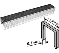 Скобы для степлера закаленные усиленные узкие (тип 53; 8 мм; 1000 шт.) FIT 31328