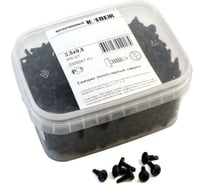 Саморез Качественный крепеж 3,5х9,5 чёрная полусфера сверло 300067 КЧ