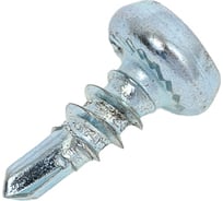 Саморез Качественный крепеж 3,5х9,5 белый цинк полусфера сверло 650 шт 0200071 КЧ