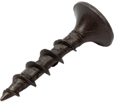 Саморез Качественный крепеж 3,5х19 потай, крупная резьба, оксид 1100 шт 0500357 КЧ