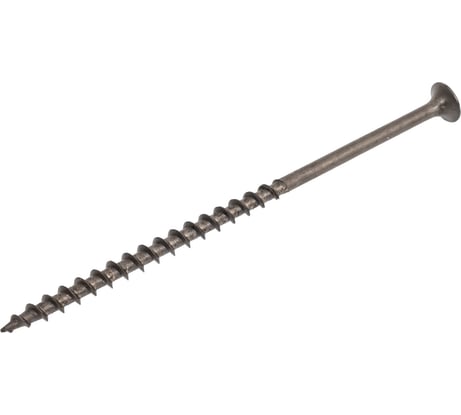 Саморез Качественный крепеж 4,8х102 потай, крупная резьба, оксид 260 шт 1000383 КЧ