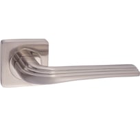 Дверная ручка на квадратной розетке Ренц Изабелла, никель матовый INDH 56-02 SN