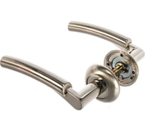 Ручка дверная Ренц "Бари", ник.мат.-ник. бл. INDH 45-08 SN/NP