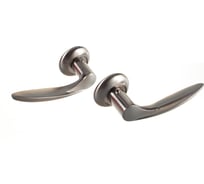 Ручка дверная Ренц "Росси", никель мат. INDH 14-08 SN