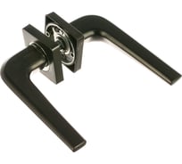 Ручка дверная Ренц "Фиоре" чёрный-хром INDH 425-02 B/CP