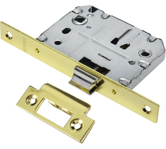 Сантехническая защелка с корпусом, латунь матовая PUERTO LB 1070 SB 1