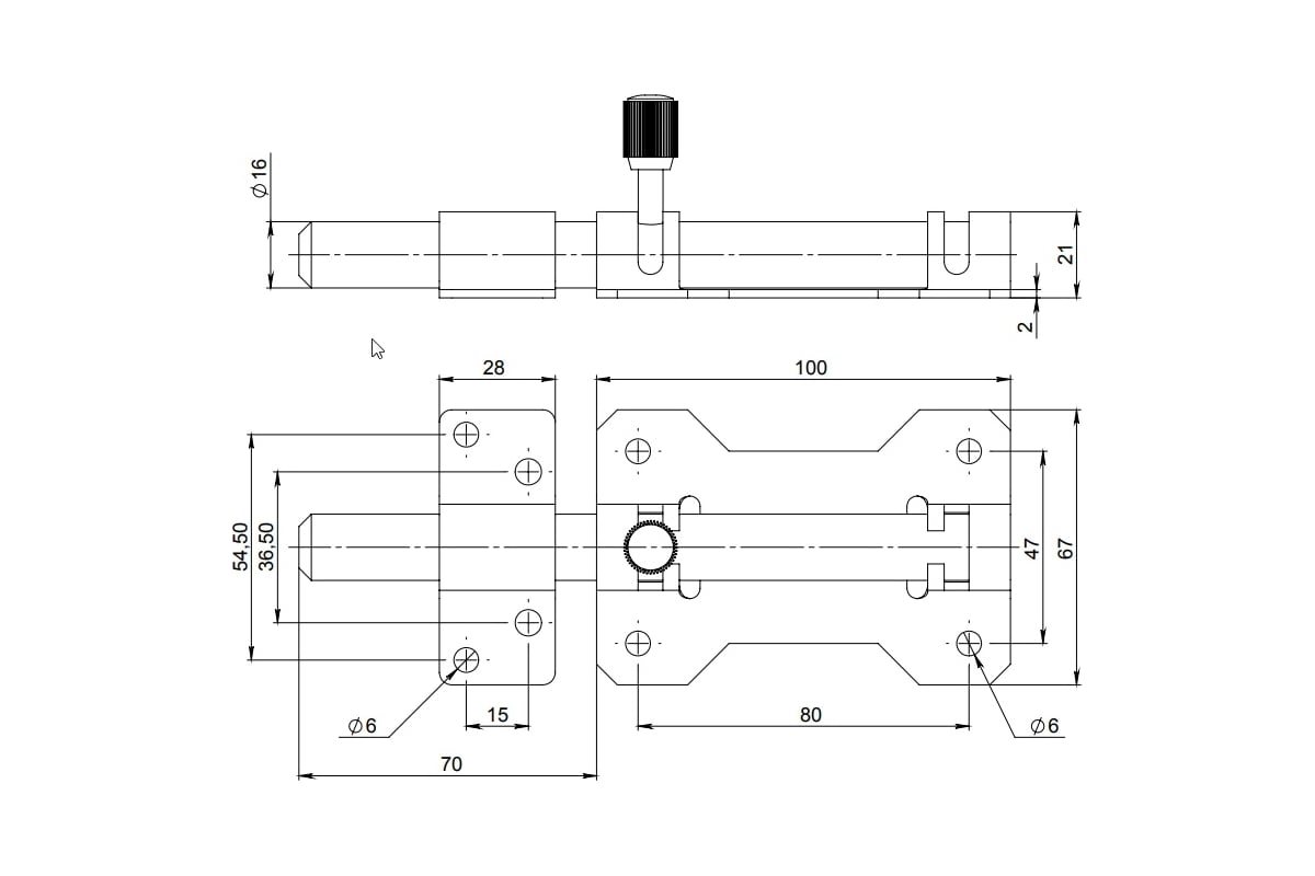 Дверной засов Симеко зщ 039, медь, г.Боровичи l-160мм Д1009 - выгодная ...