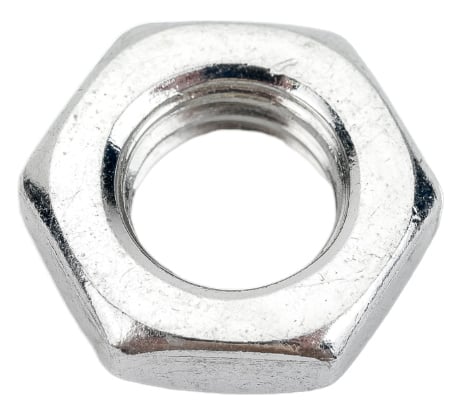 Гайка Море-Метизов DIN 439, класс прочности 6, цинк, М8, 100 шт. GAYKA439CM8100M