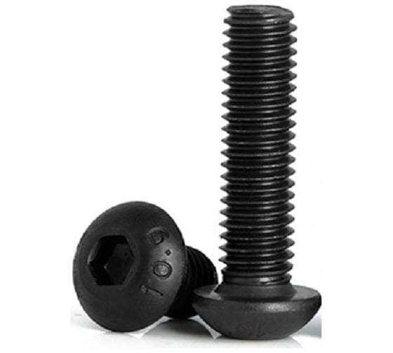 Винт Море-Метизов ISO 7380, класс прочности 10.9, оксид, M8x40 мм, 50 шт. VINT738084050M 1