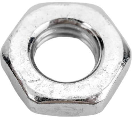 Гайка Море-Метизов DIN 439, класс прочности 6, цинк, М10, 100 шт. GAYKA439CM10100M