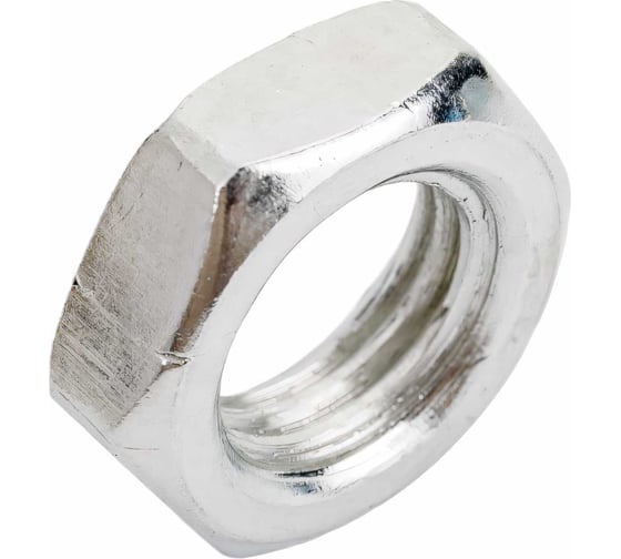 Гайка Море-Метизов DIN 439, класс прочности 6, цинк, М16, 25 шт. GAYKA439CM1625M