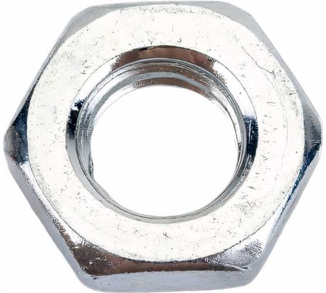 Гайка Море-Метизов DIN 439, класс прочности 6, цинк, М10, 25 шт. GAYKA439CM1025M