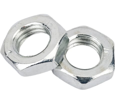 Гайка Море-Метизов DIN 439, класс прочности 6, цинк, М12, 100 шт. GAYKA439CM12100M