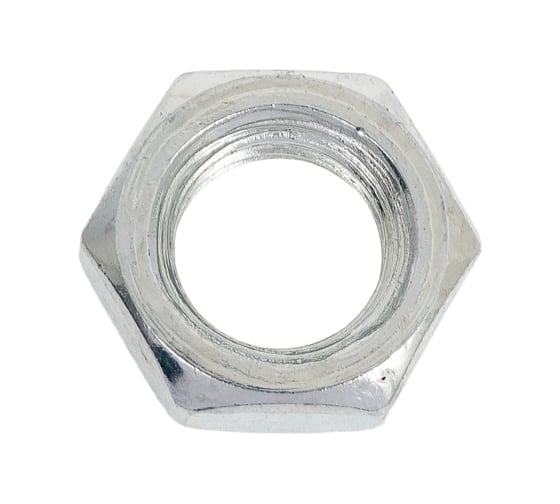 Гайка Море-Метизов DIN 439, класс прочности 6, цинк, М14, 10 шт. GAYKA439CM1410M