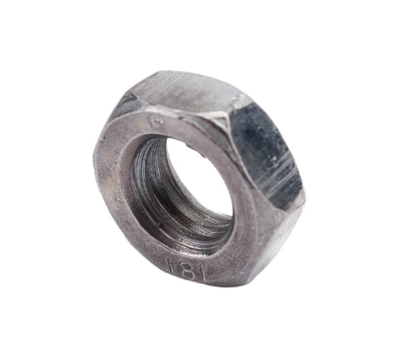 Гайка Море-Метизов DIN 439, класс прочности 6, цинк, М6, 100 шт. GAYKA439CM6100M
