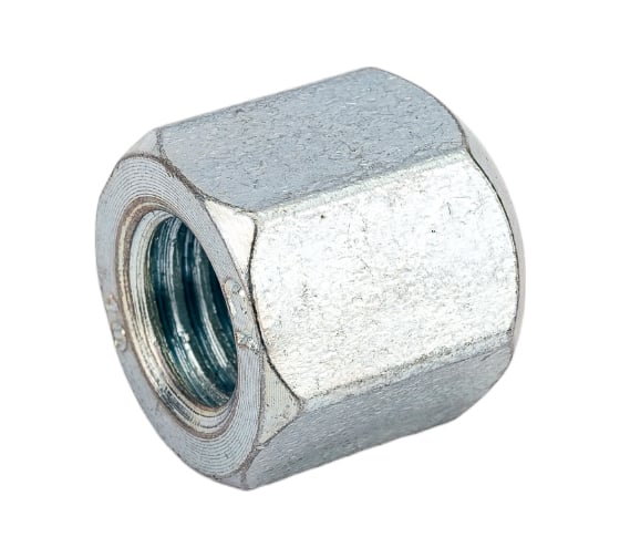 Гайка Море-Метизов DIN 6330, класс прочности 10, цинк, М12, 10 шт. GAYKA6330CM1210M