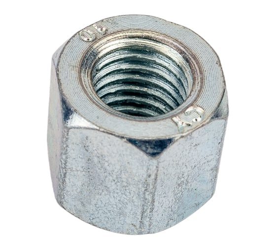 Гайка Море-Метизов DIN 6330, класс прочности 10, цинк, М12, 10 шт. GAYKA6330CM1210M