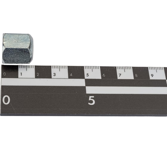 Гайка Море-Метизов DIN 6330, класс прочности 10, цинк, М12, 10 шт. GAYKA6330CM1210M