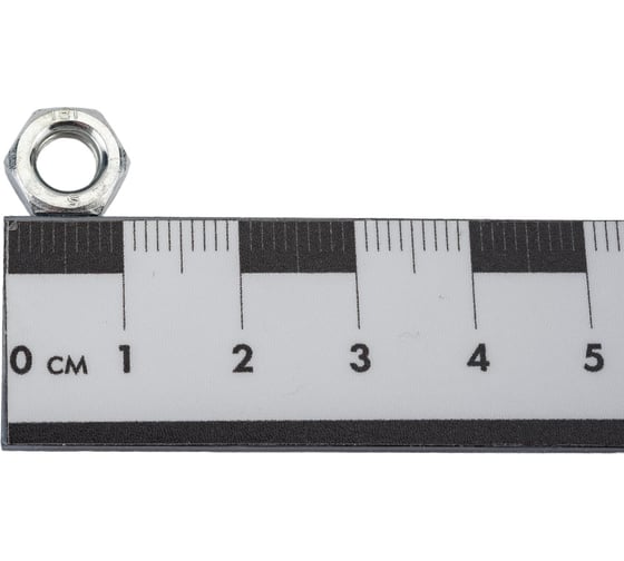 Гайка Море-Метизов DIN 439, класс прочности 6, цинк, М6, 50 шт. GAYKA439CM650M