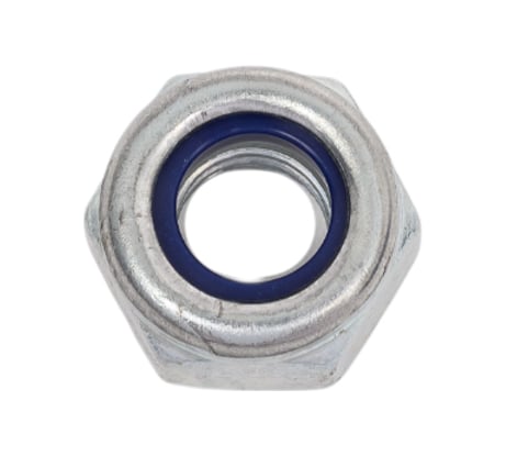 Гайка Море-Метизов DIN 982, класс прочности 8, цинк, М10, 10 шт. GAYKA982CМ1010М