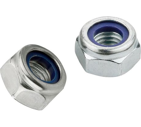 Гайка Море-Метизов DIN 982, класс прочности 8, цинк, М14, 10 шт. GAYKA982CМ1410М