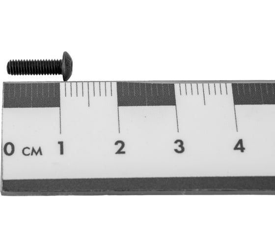 Винт Море-Метизов ISO 7380, класс прочности 10.9, оксид, M3x10 мм, 50 шт. VINT738031050M