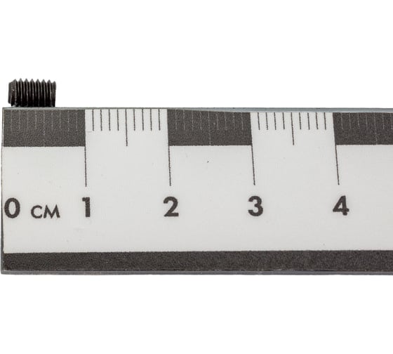 Винт Море-Метизов DIN 913, класс прочности 12.9, оксид, M4x6 мм, 50 шт. VINT9134650M