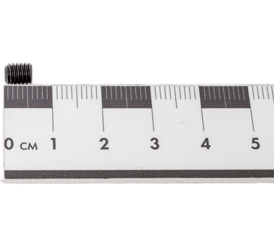 Винт Море-Метизов DIN 913, класс прочности 12.9, оксид, M5x6 мм, 10 шт. VINT9135610M