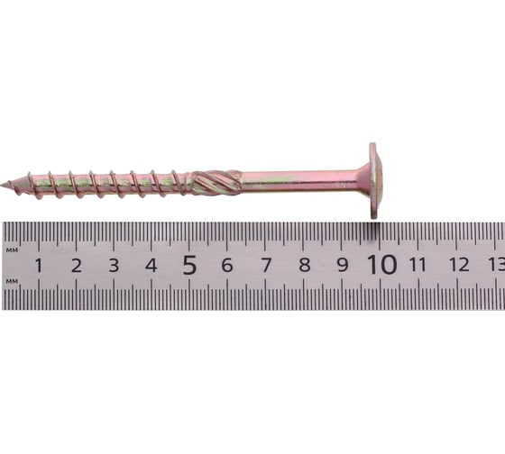 Конструкционный шуруп по дереву RMG прессшайба, 8x100 шлиц TORX 40 (600) Ш/К-Ц-008-0100-Т40-0600