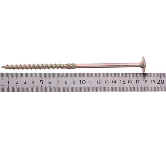 Конструкционный шуруп по дереву RMG прессшайба, 8x180 шлиц TORX 40 (350) Ш/К-Ц-008-0180-Т40-0350