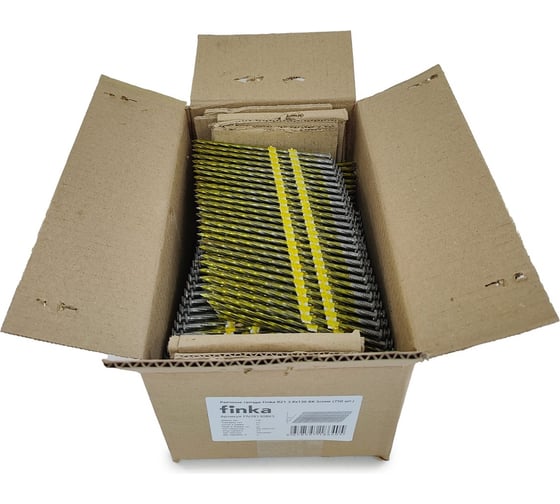 Реечные гвозди Finka R21 3.8x130 BK Screw (750 шт) FNR38130BKS